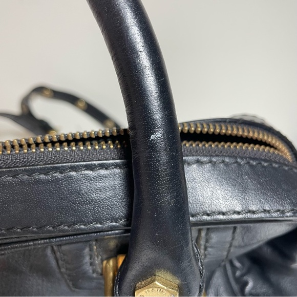 Marc by Marc Jacobs black leather bowler bag - Picture 11 of 12